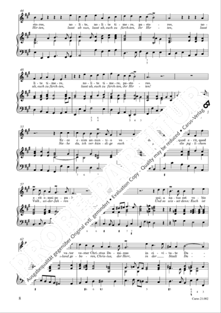 In nativitate Domini nostri Jesu Christi canticum SSA scores gallery preview page 5