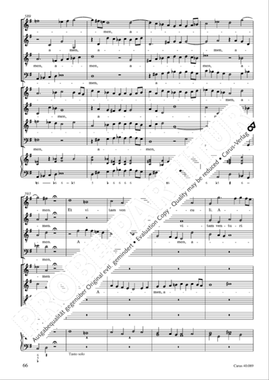 Credo a 8 voci Credo a 8 voci 4-Part scores gallery preview page 67