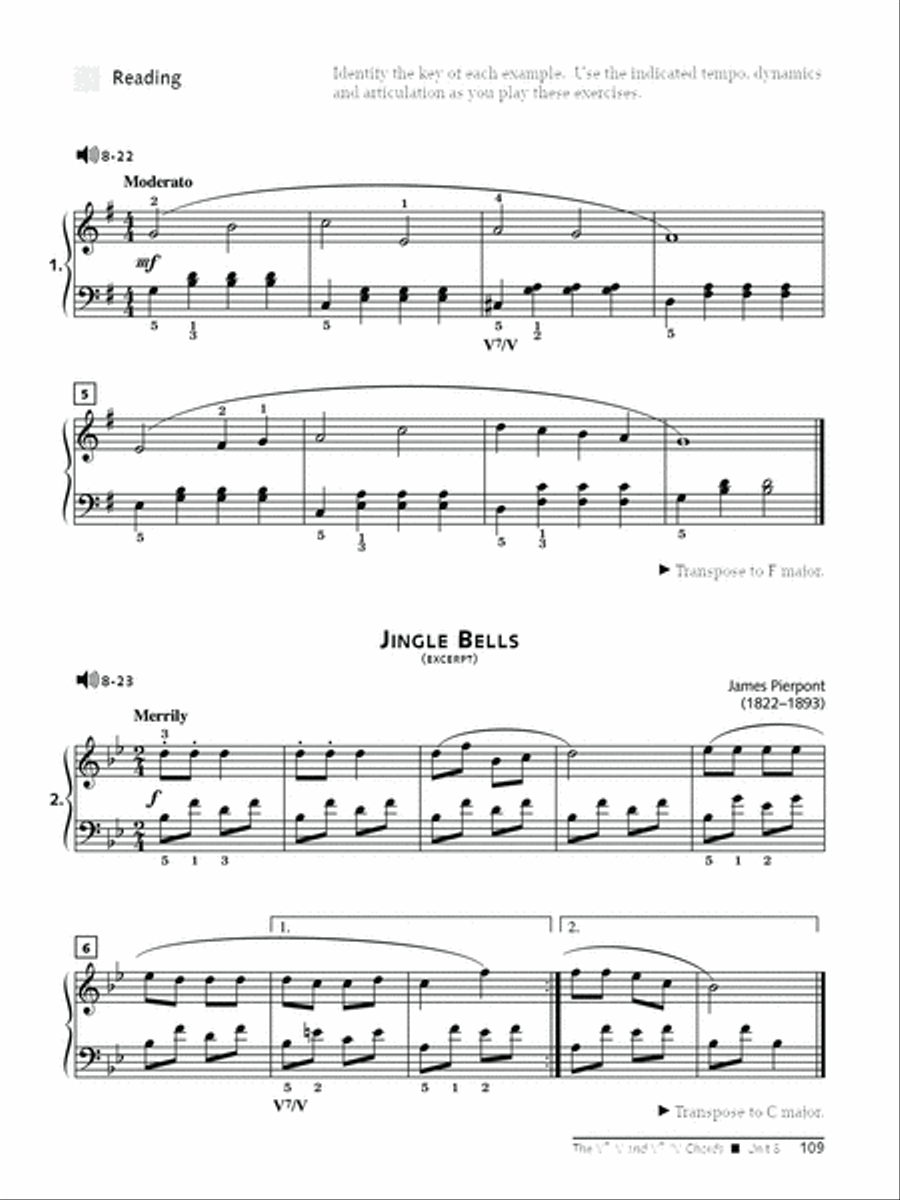 Alfred's Group Piano for Adults Student Book, Book 2 Piano Method scores gallery preview page 10