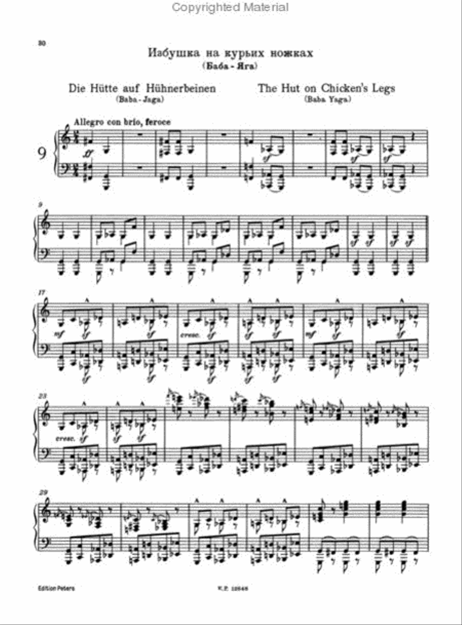 Pictures at an Exhibition for Piano Solo Piano Solo scores gallery preview page 4