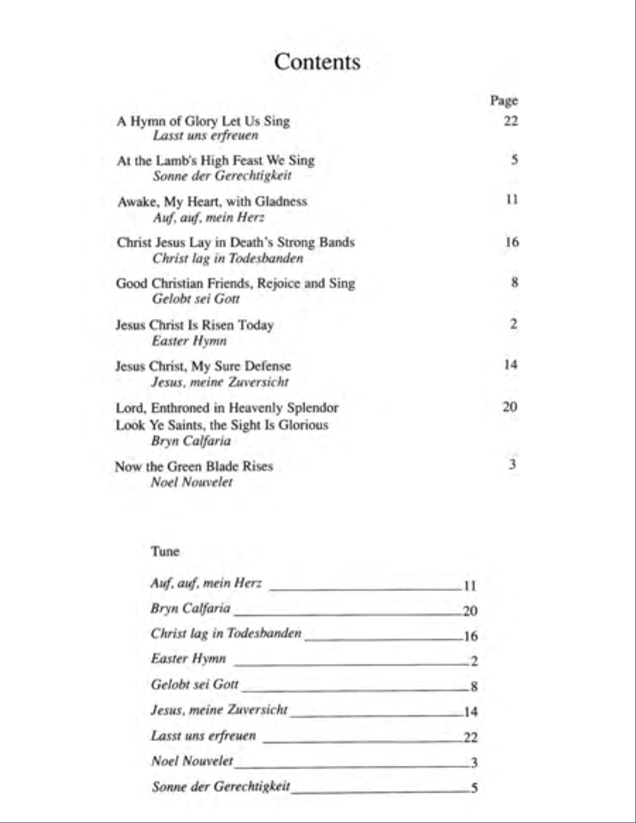 Improvisations for the Easter Season Organ scores gallery preview page 2