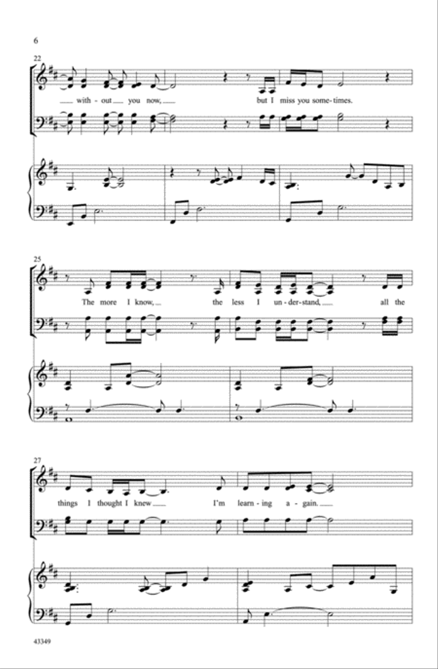 The Heart of the Matter Choir scores gallery preview page 4