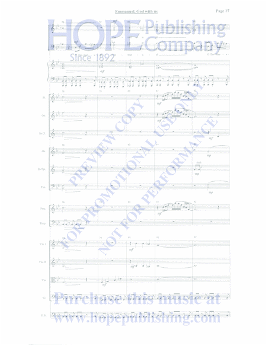Emmanuel Emmanuel Orchestra scores gallery preview page 50