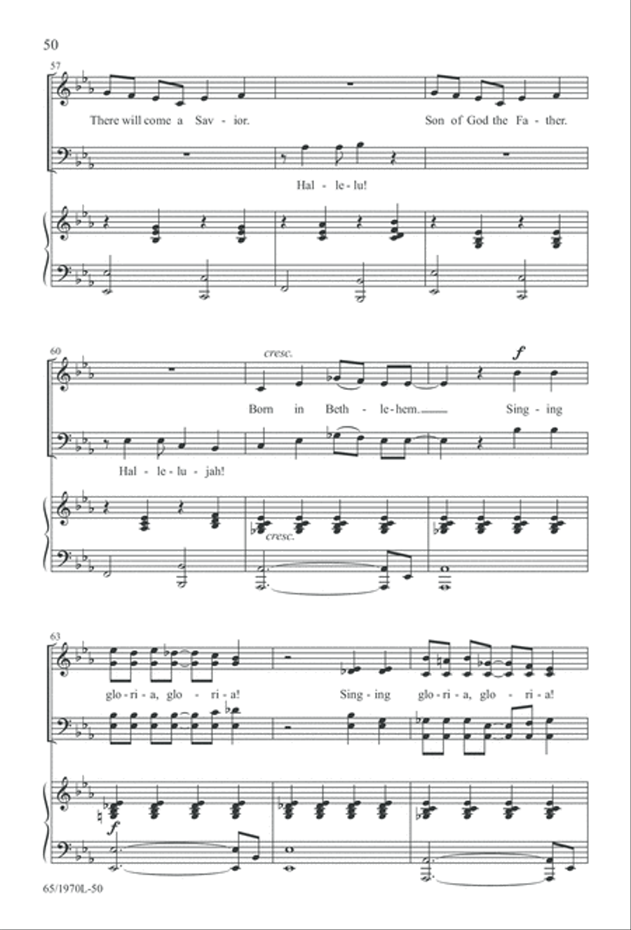 A Great and Mighty Wonder 4-Part scores gallery preview page 51
