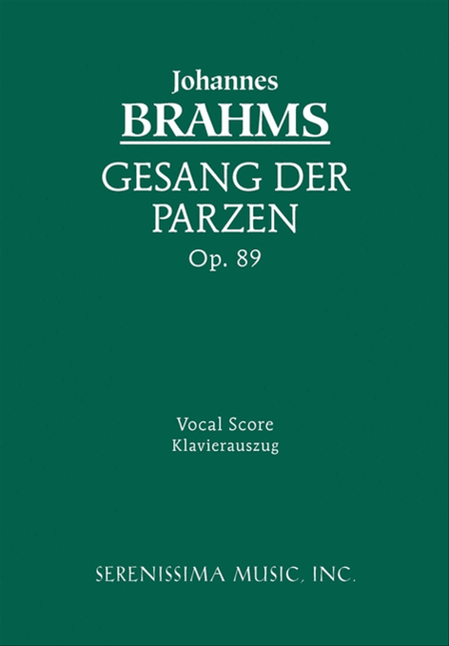 Gesang der Parzen, Op.89 Choir scores gallery preview page 1