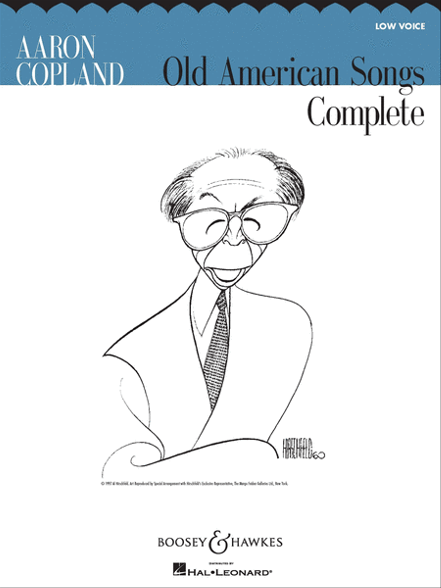 Aaron Copland: Old American Songs Complete Low Voice scores gallery preview page 1