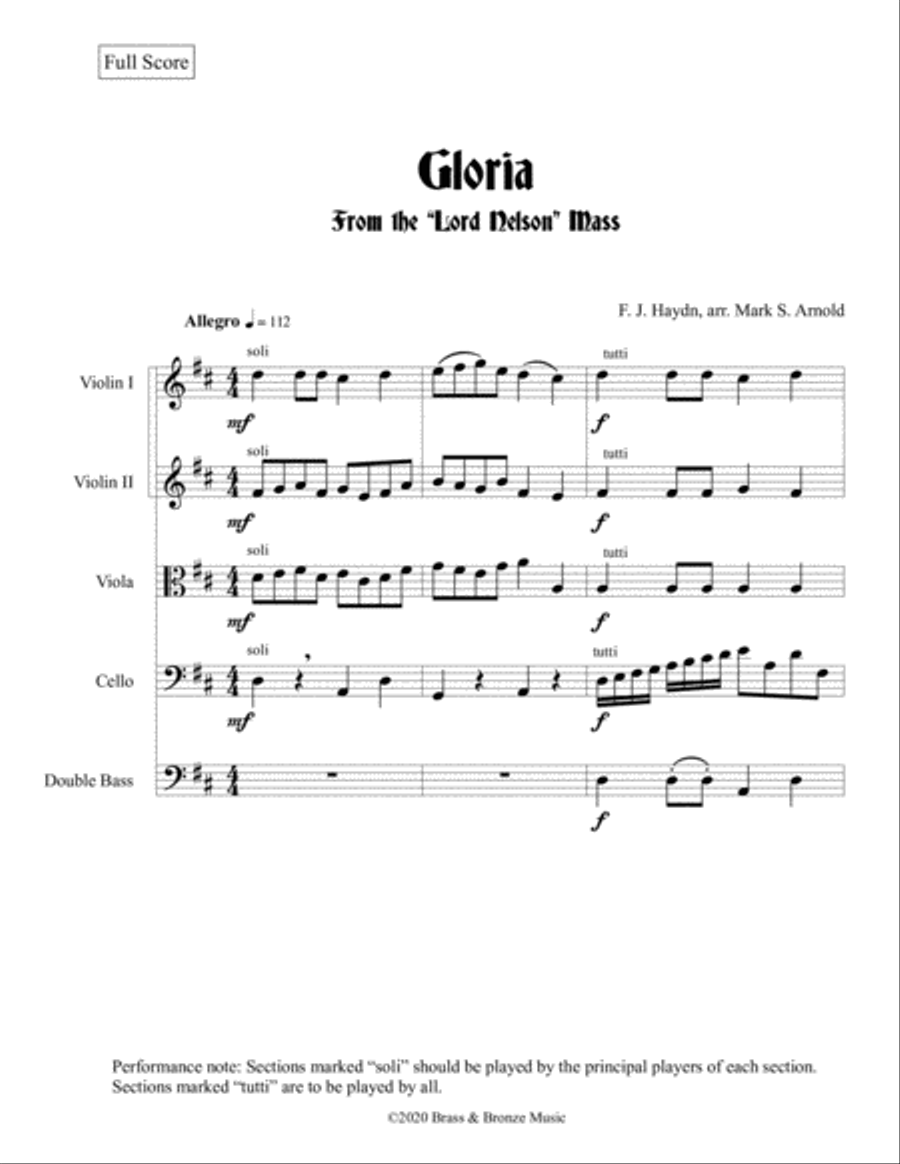 Gloria from the 