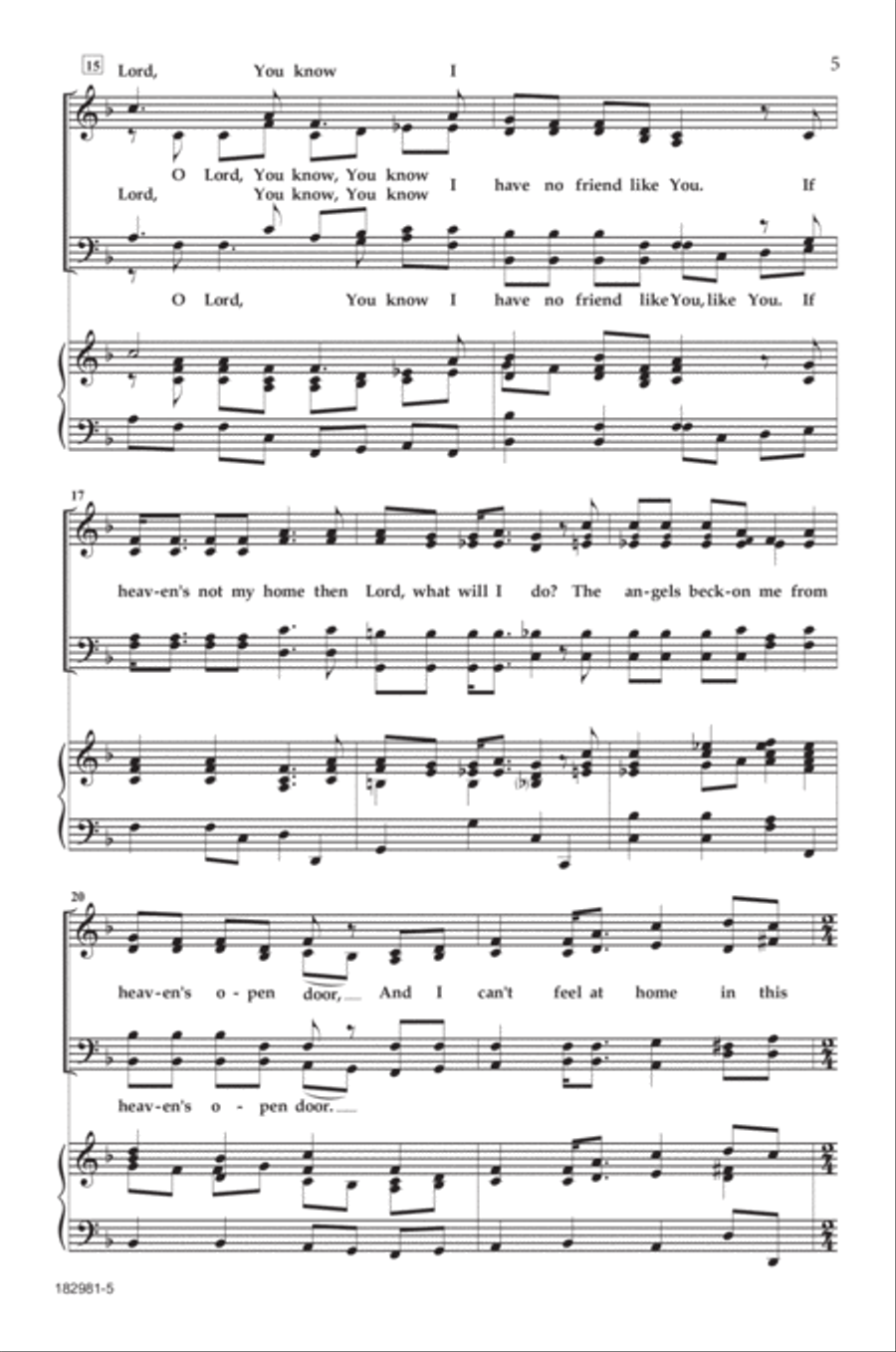 This World Is Not My Home 4-Part scores gallery preview page 4