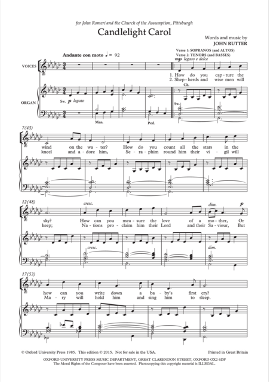 Candlelight Carol Choir scores gallery preview page 2