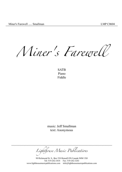 Miner's Farewell