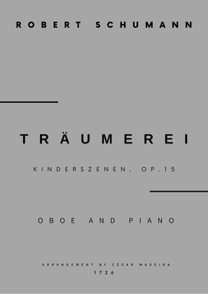 Book cover for Traumerei by Schumann - Oboe and Piano (Full Score and Parts)