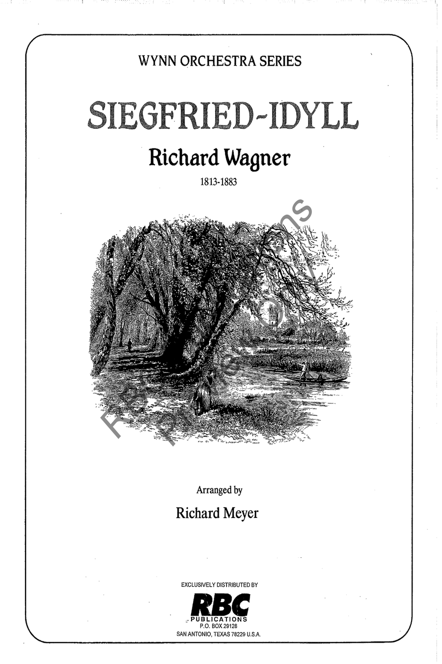 Siegfried Idyll Full Orchestra scores gallery preview page 2