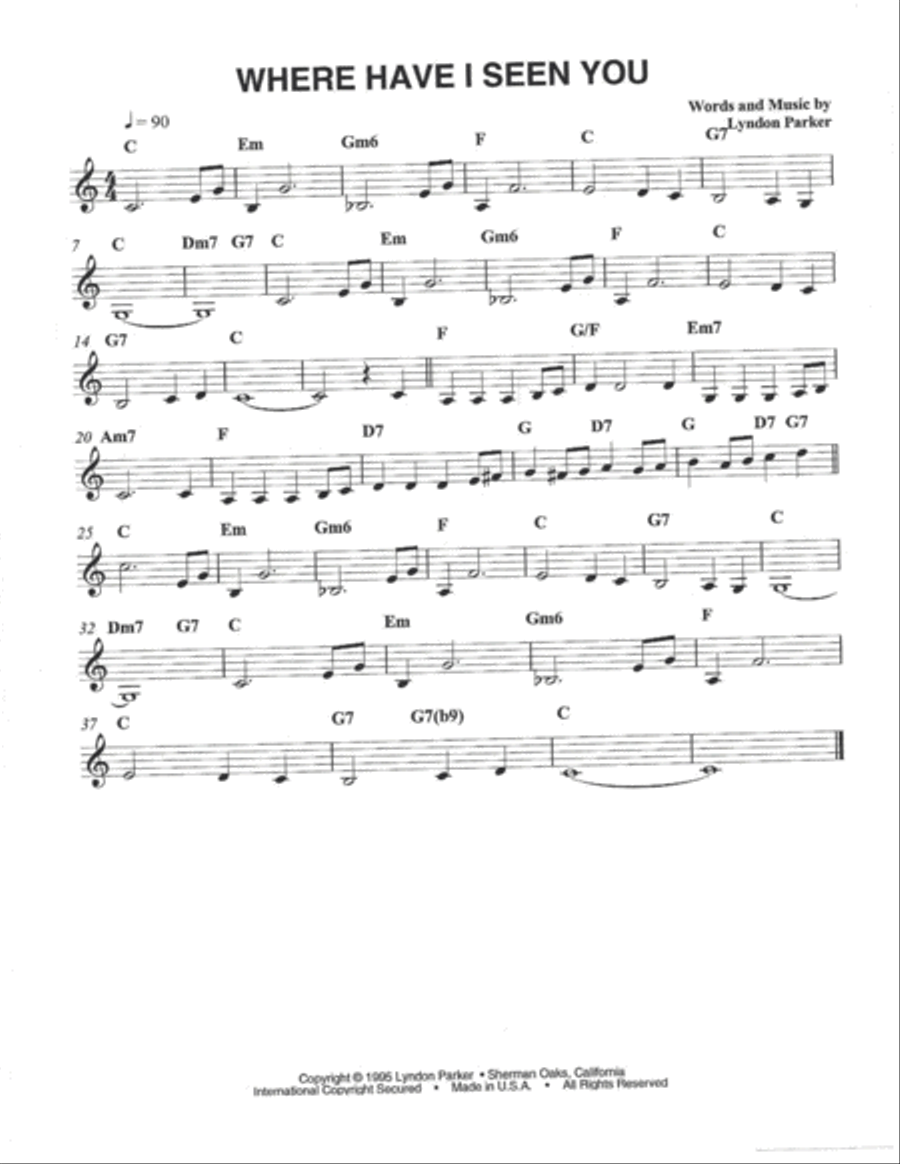 Where Have I Seen You? String Orchestra scores gallery preview page 1