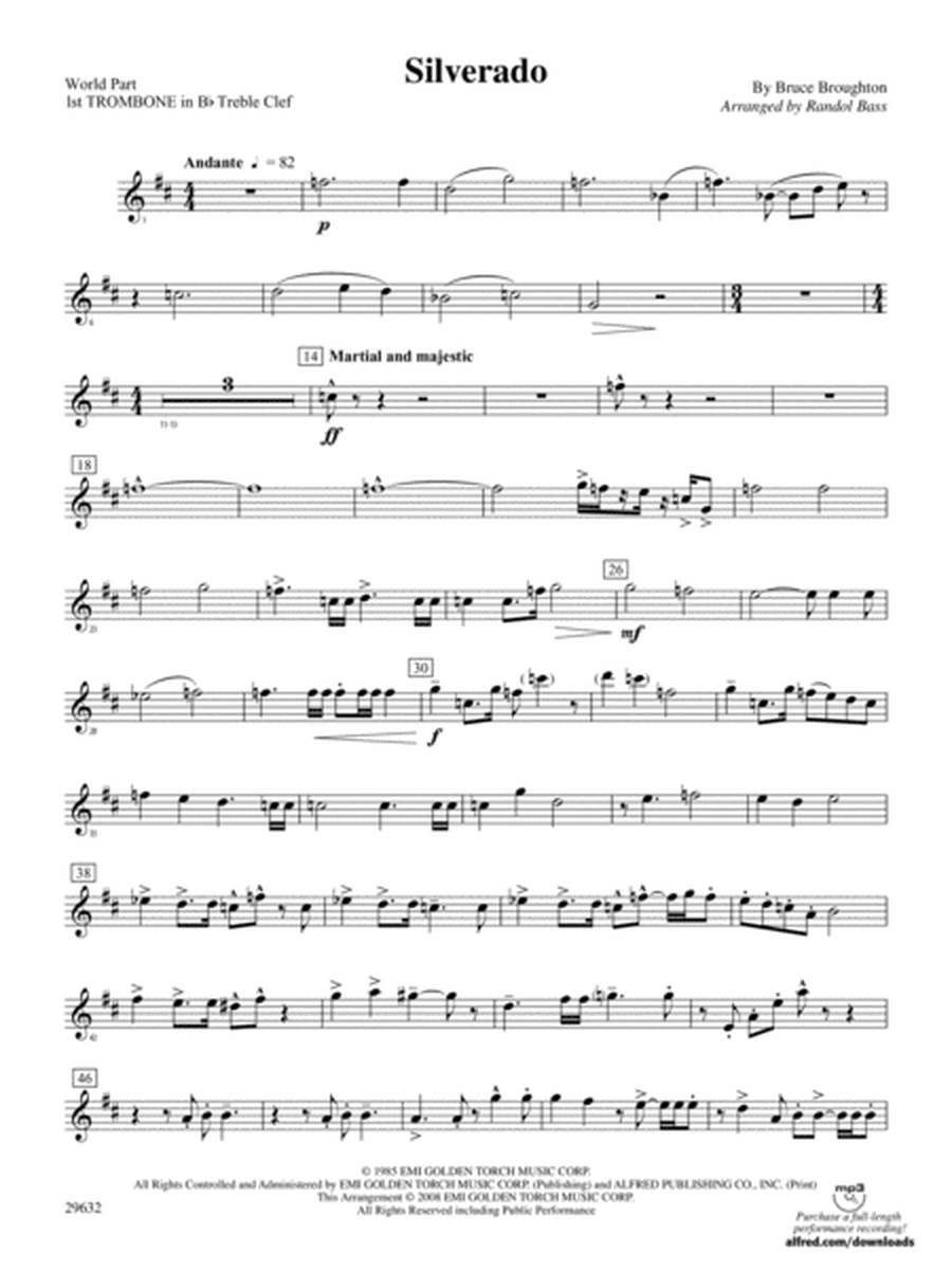 Silverado: (wp) 1st B-flat Trombone T.C.