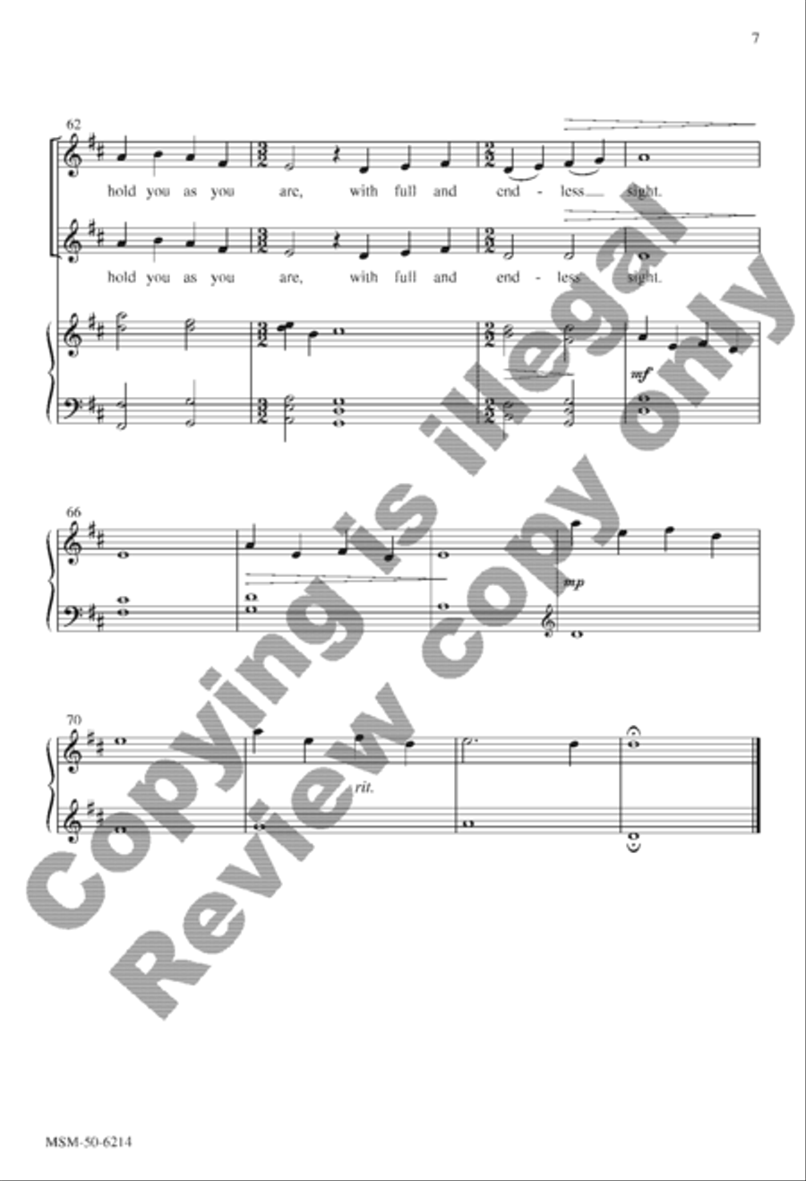 We Walk by Faith 2-Part scores gallery preview page 7