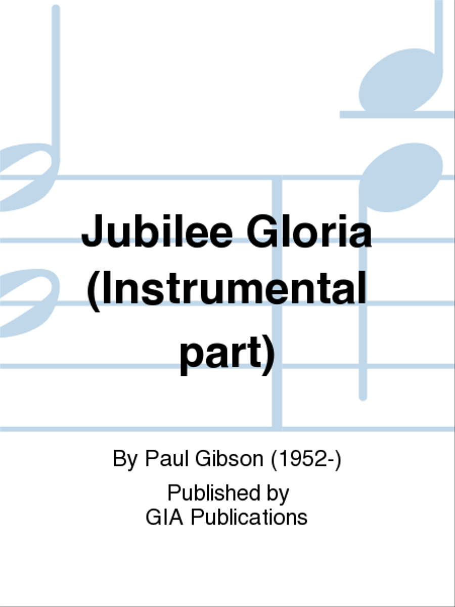 Jubilee Gloria - Instrument edition C Trumpet scores gallery preview page 1