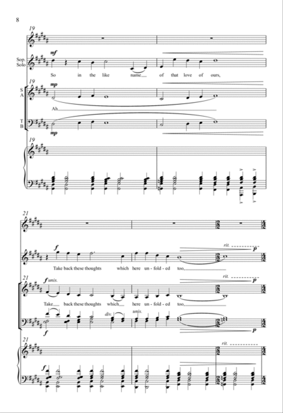 How Do I Love Thee How Do I Love Thee 4-Part scores gallery preview page 6