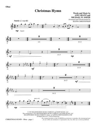 Christmas Hymn - Oboe