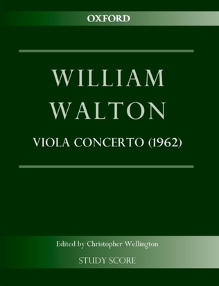 Book cover for Concerto for Viola and Orchestra (1962)