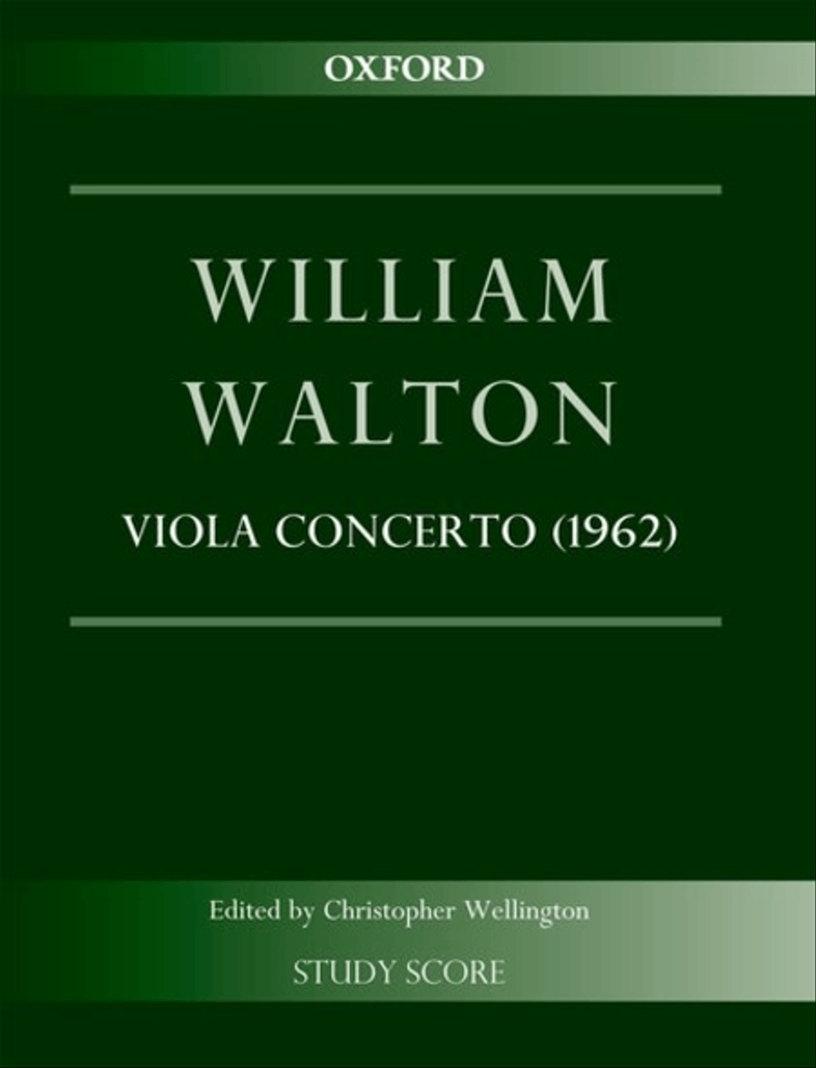 Book cover for Concerto for Viola and Orchestra (1962)