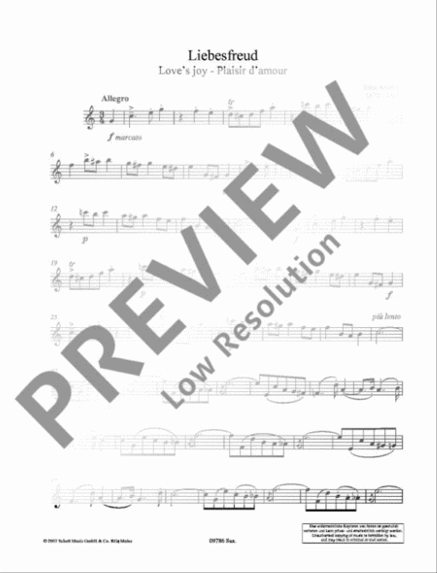 Love's Joy - Love's Sorrow Piano Accompaniment scores gallery preview page 20