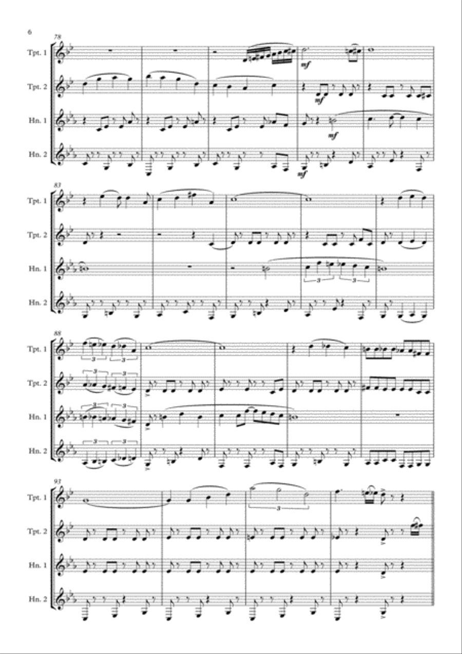 Caravan featured in SOPHISTICATED LADIES Brass Ensemble scores gallery preview page 6