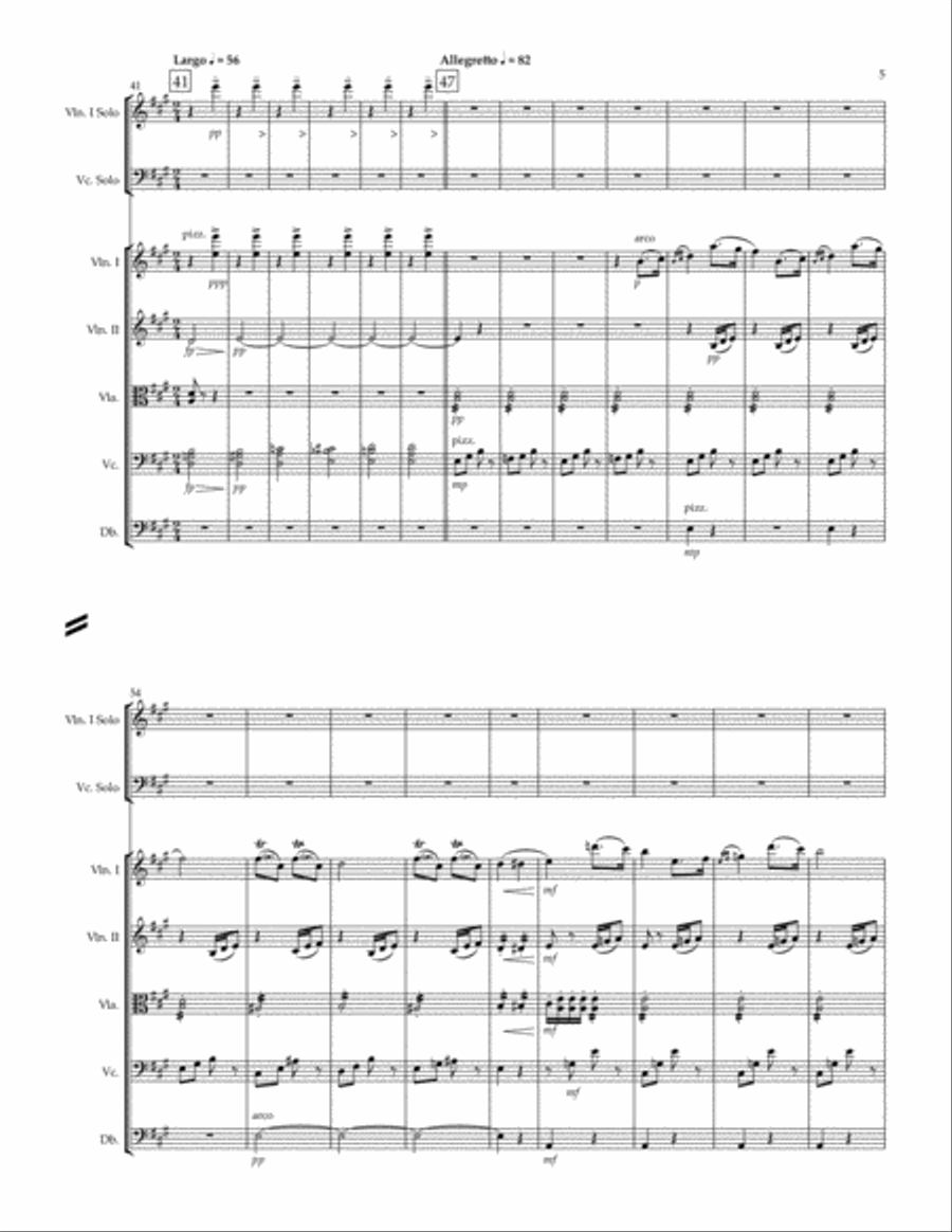Die Fledermaus Overture (arr. for string orchestra): Score and Parts String Orchestra scores gallery preview page 5