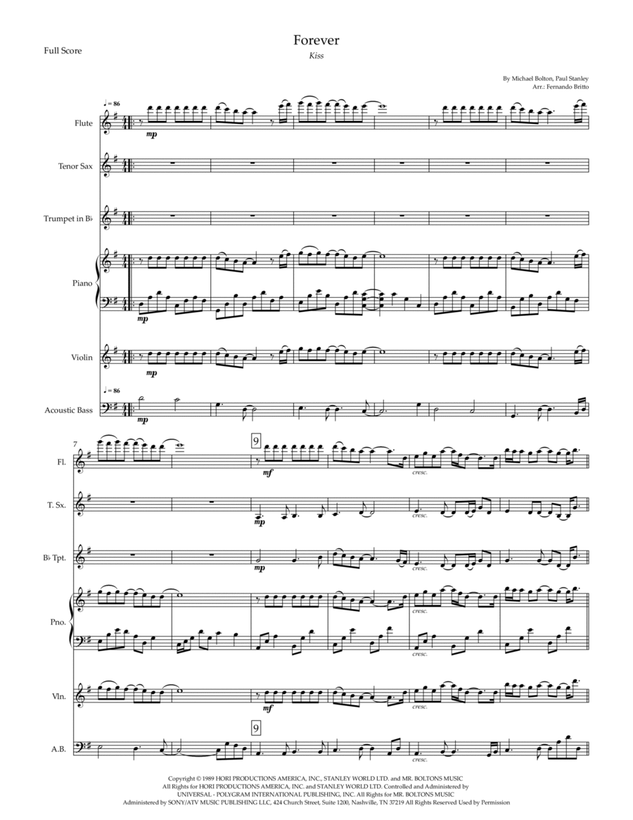 Forever Forever Large Ensemble scores gallery preview page 1