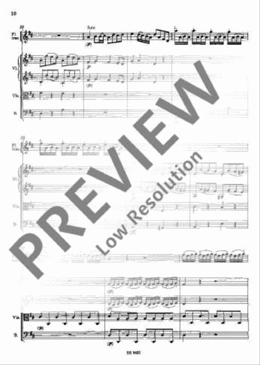 Concerto D major String Orchestra scores gallery preview page 13