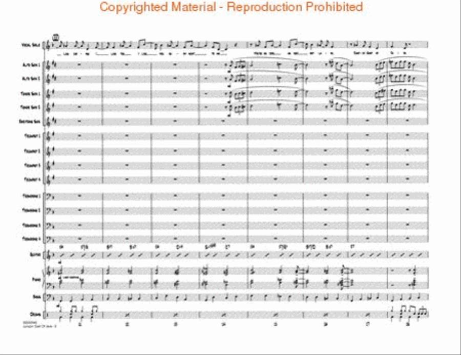 Jumpin' East of Java (Key: F) Jazz Ensemble scores gallery preview page 3