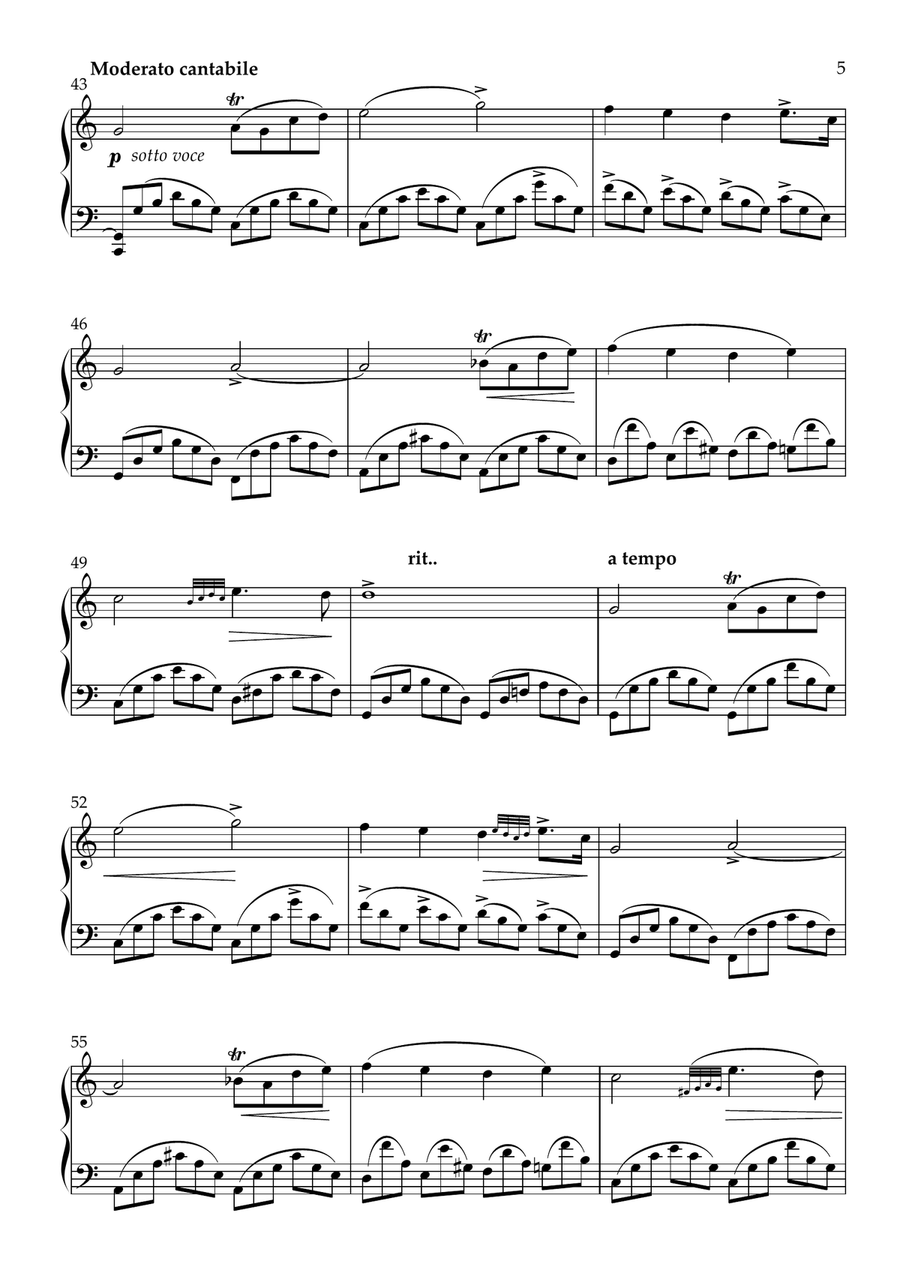 Fantasie-Impromptu F. Chopin. Piano solo (Simplified version in C minor) Piano Method scores gallery preview page 6