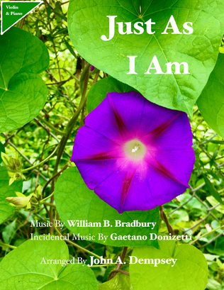 Book cover for Just As I Am (Violin and Piano)