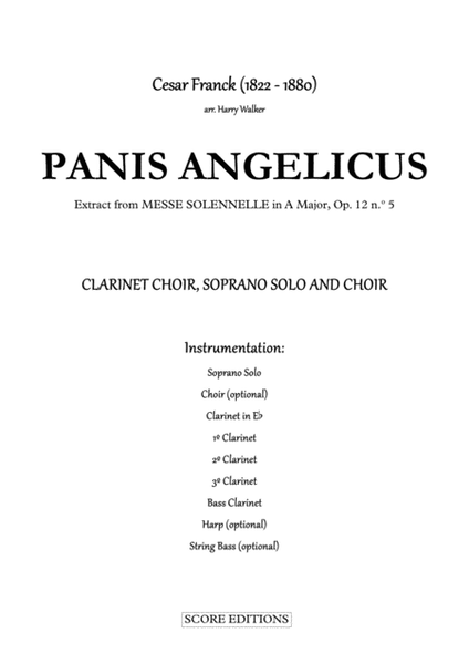 Clarinet Choir: Panis Angelicus _ César Franck image number null