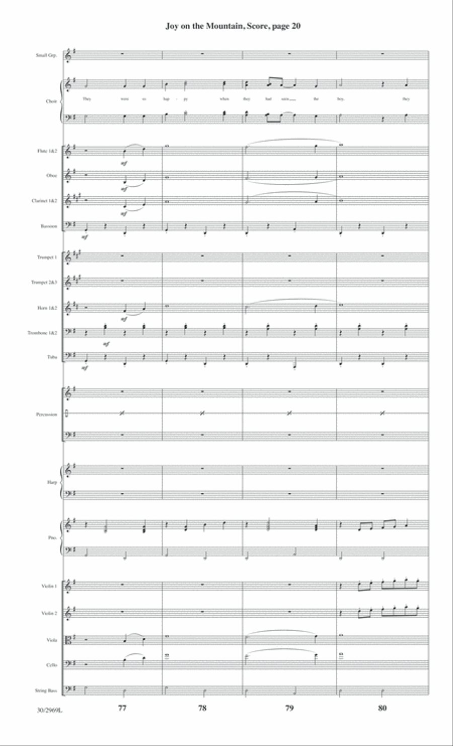 The Heart of Christmas - Full Score Choir scores gallery preview page 149