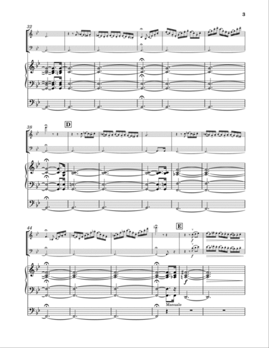 Adagio In Sol Minore (adagio In G Minor) Small Ensemble scores gallery preview page 5