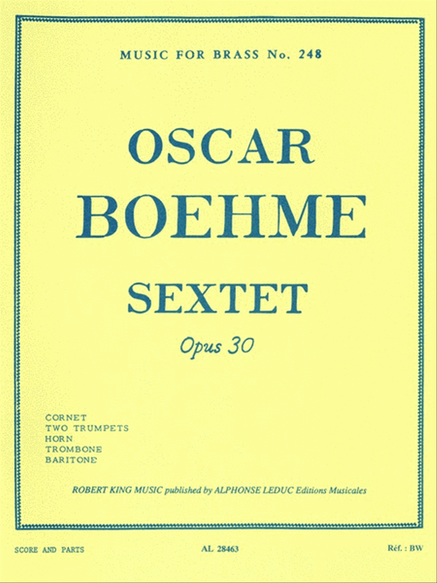 Sextuor Op.30 (sextet-brass) School and Community scores gallery preview page 1