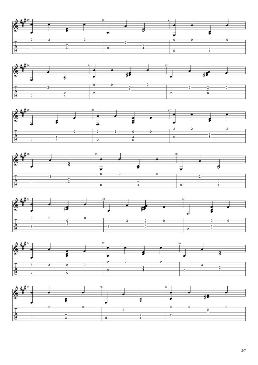 Mad World Mad World Acoustic Guitar scores gallery preview page 2