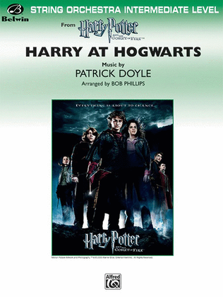Book cover for Harry at Hogwarts, Themes from Harry Potter and the Goblet of Fire
