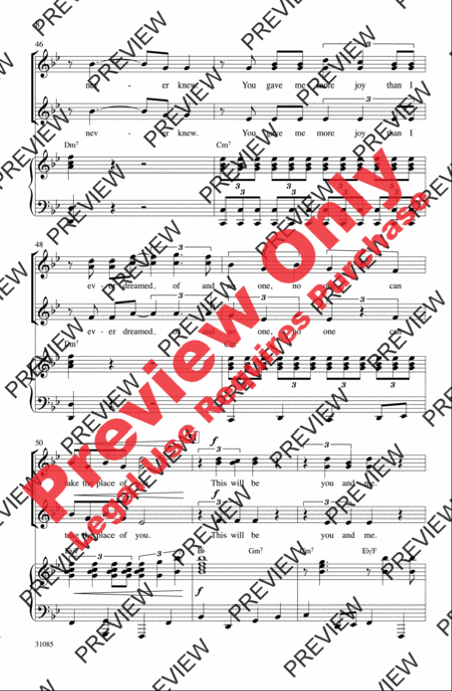 This Will Be (An Everlasting Love) Women's Choir scores gallery preview page 8