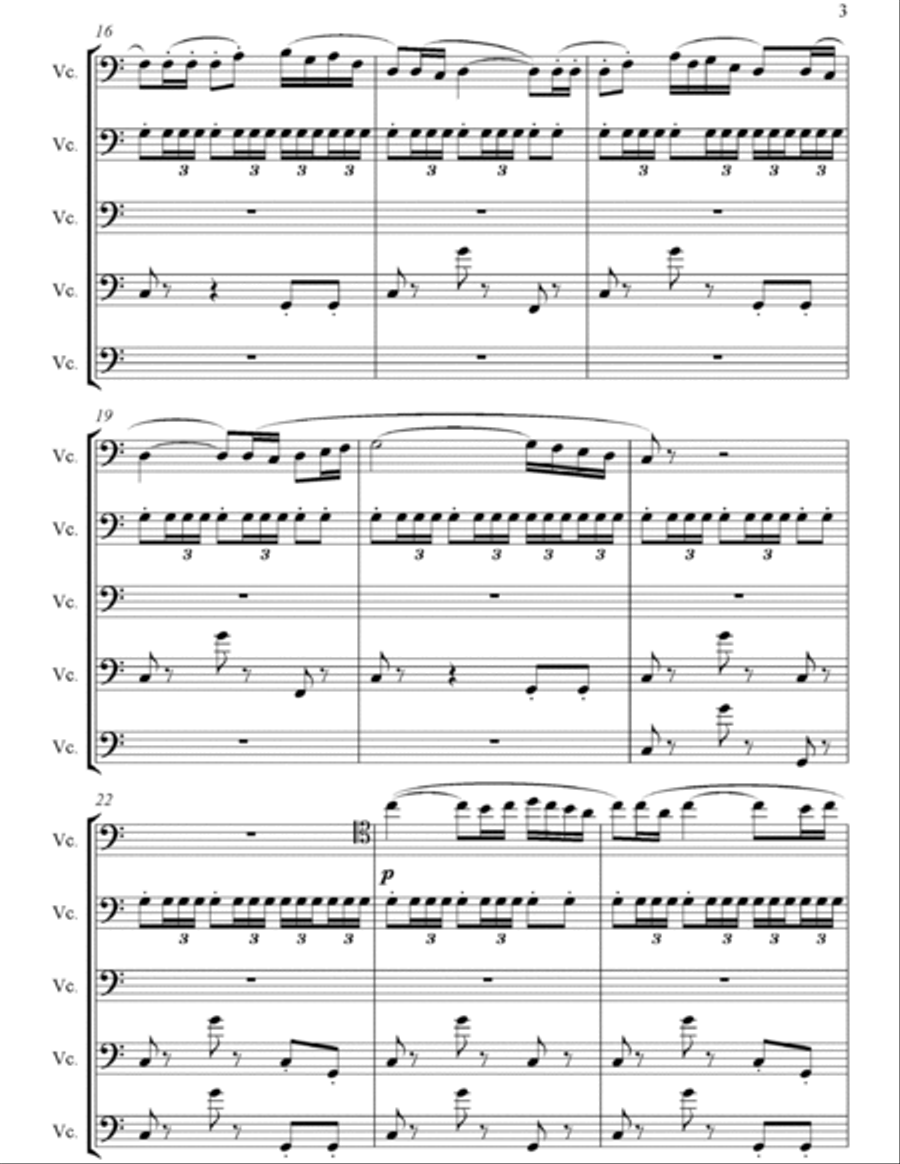 Bolero Bolero String Quintet scores gallery preview page 3