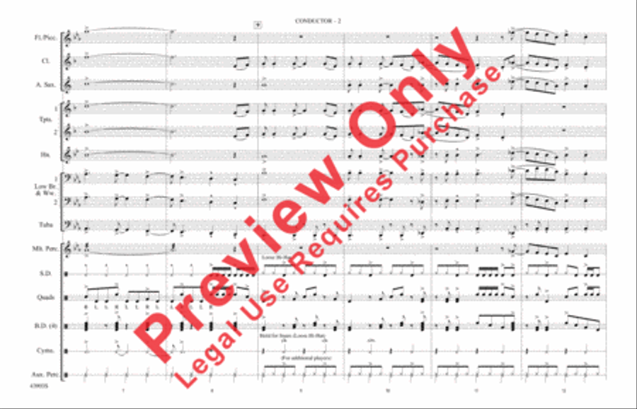 Shout It Out Loud Marching Band scores gallery preview page 3