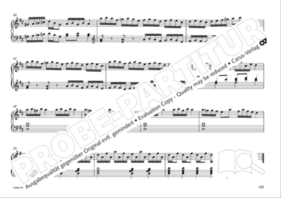Pastoral music for organ, vol. 2: Germany, Bohemia, Austria, South Tyrol Organ Solo scores gallery preview page 106