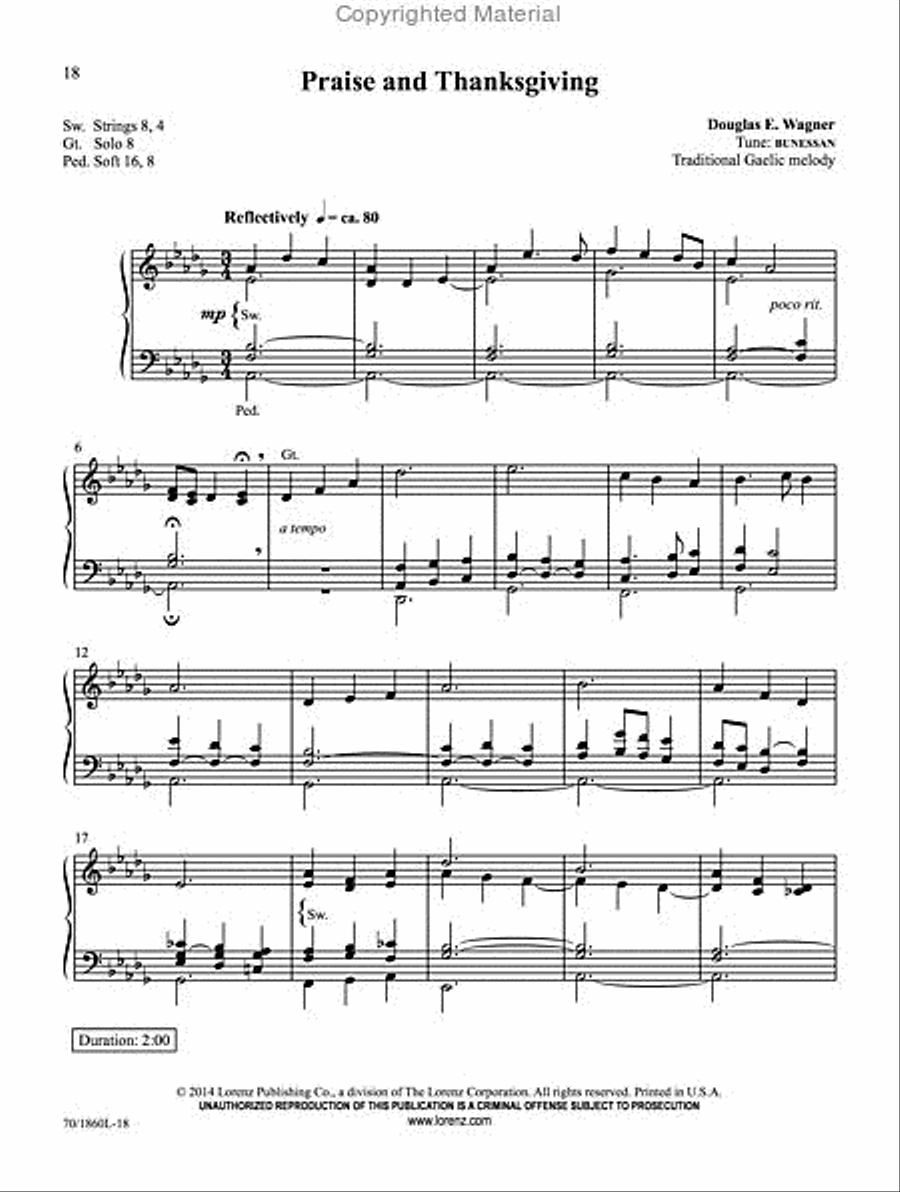 Two Minutes or Less Two Minutes or Less Organ Solo scores gallery preview page 3