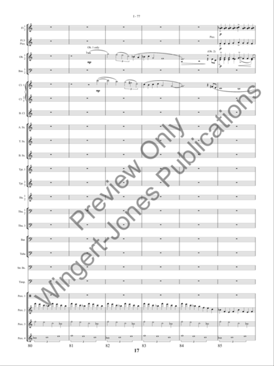 I-77 Concert Band scores gallery preview page 20