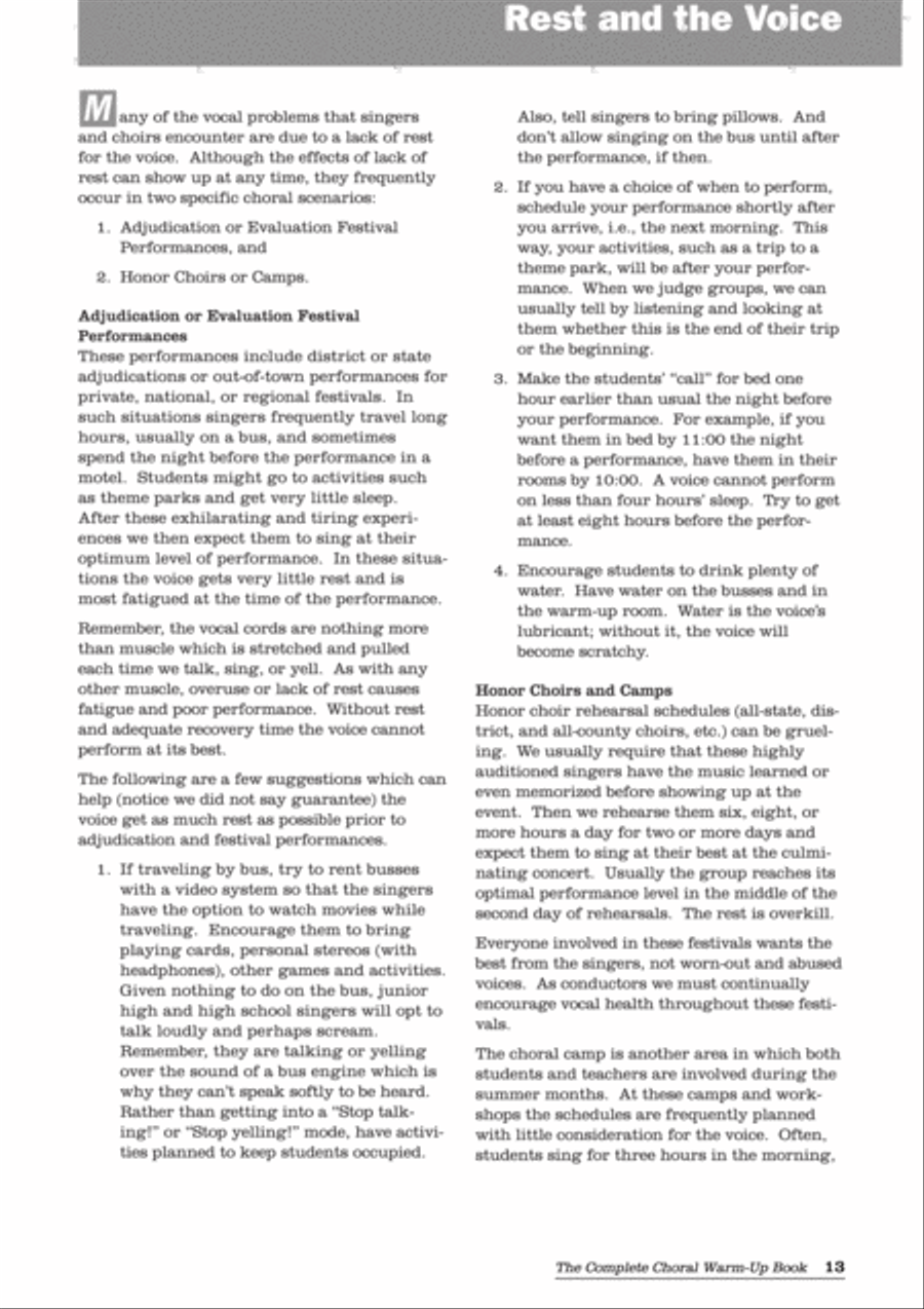 The Complete Choral Warm-up Book Choir scores gallery preview page 4
