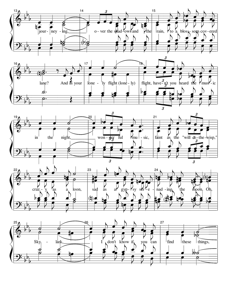 Skylark 4-Part scores gallery preview page 2