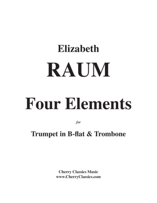 Book cover for Four Elements for Trumpet and Trombone