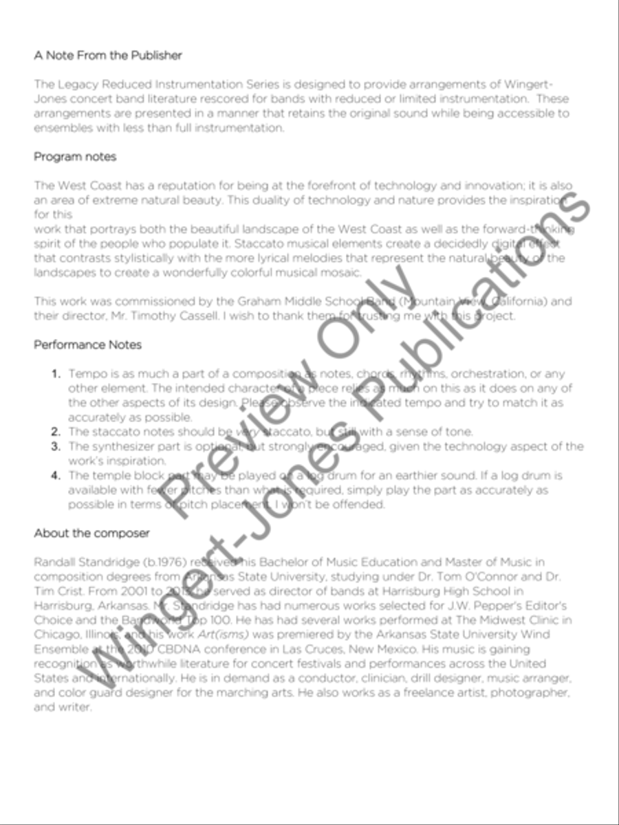 Seige Seige Concert Band scores gallery preview page 3