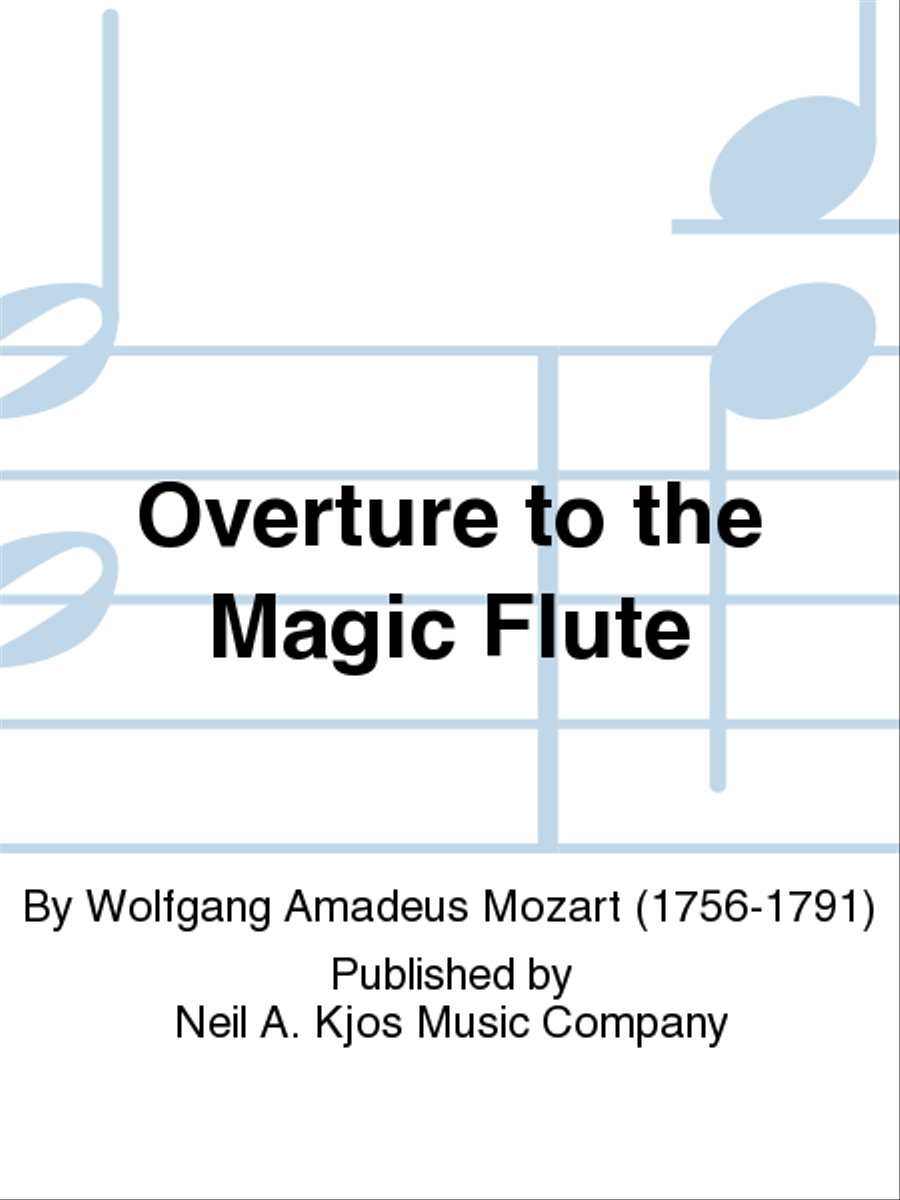 Overture to the Magic Flute Woodwind Quintet scores gallery preview page 1