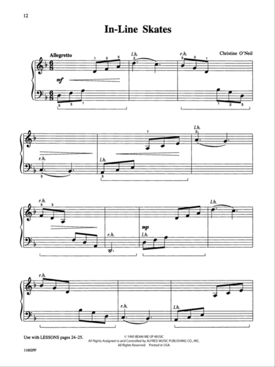 Michael Aaron Piano Course Performance Piano Method scores gallery preview page 3